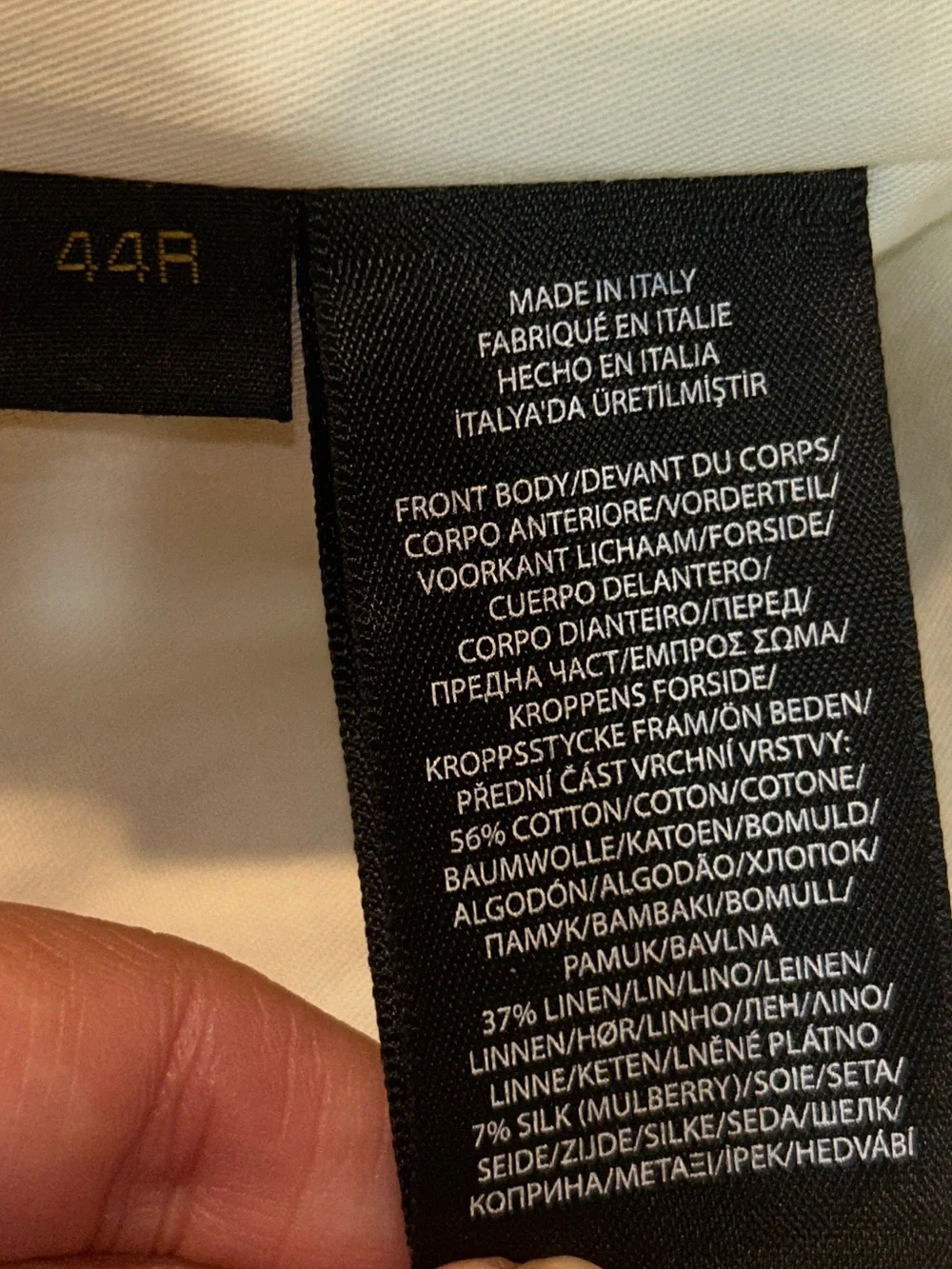 Double RL Ralph Lauren Linen/Silk Vest